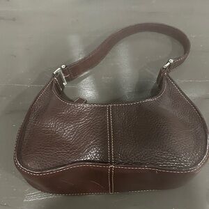 Cole Haan Mini Brown Leather Shoulder Bag